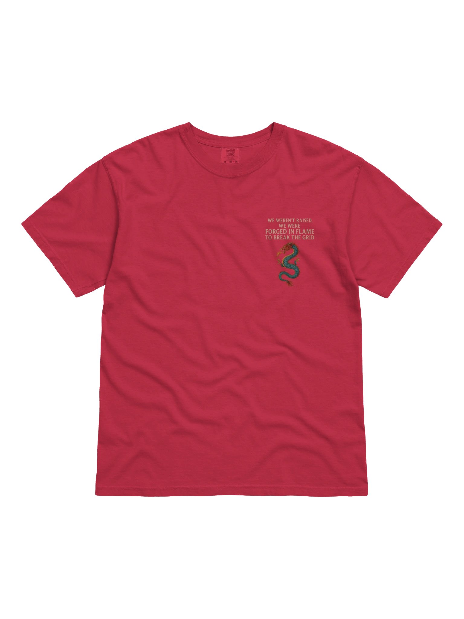🐉 Double-Sided Dragon – Flame Carrier Tee Front-facing power. Backward flame. All memory. product image (102)