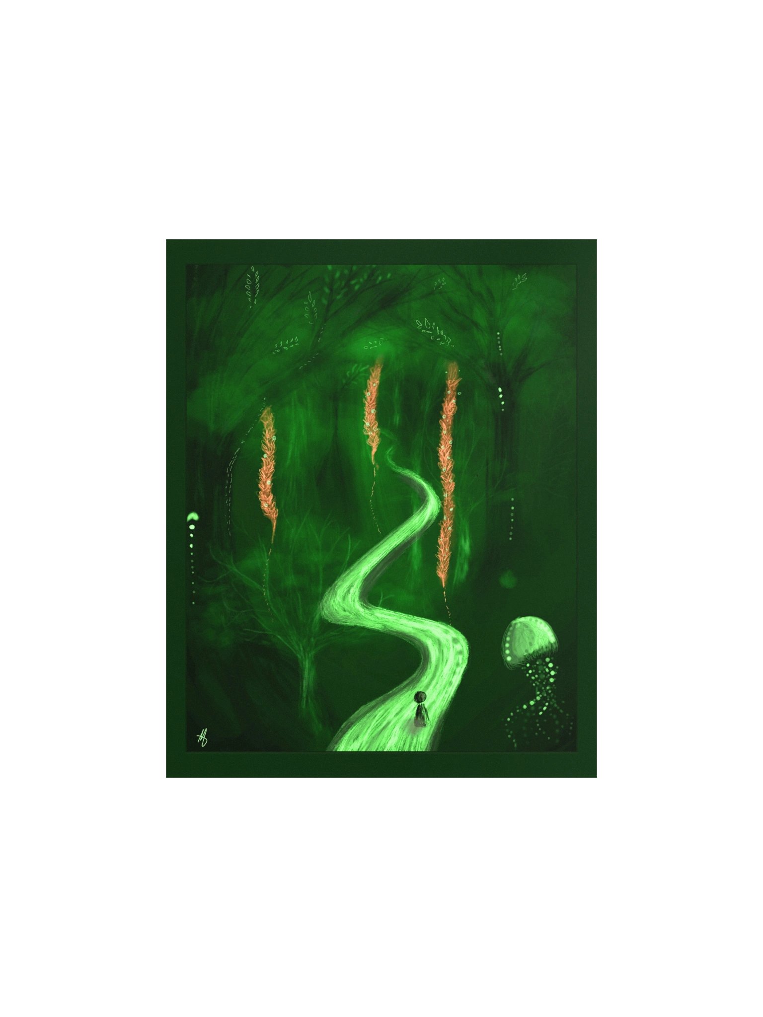 Deep Within: The Soul's Luminous Path – Fine Art Poster product image (1)
