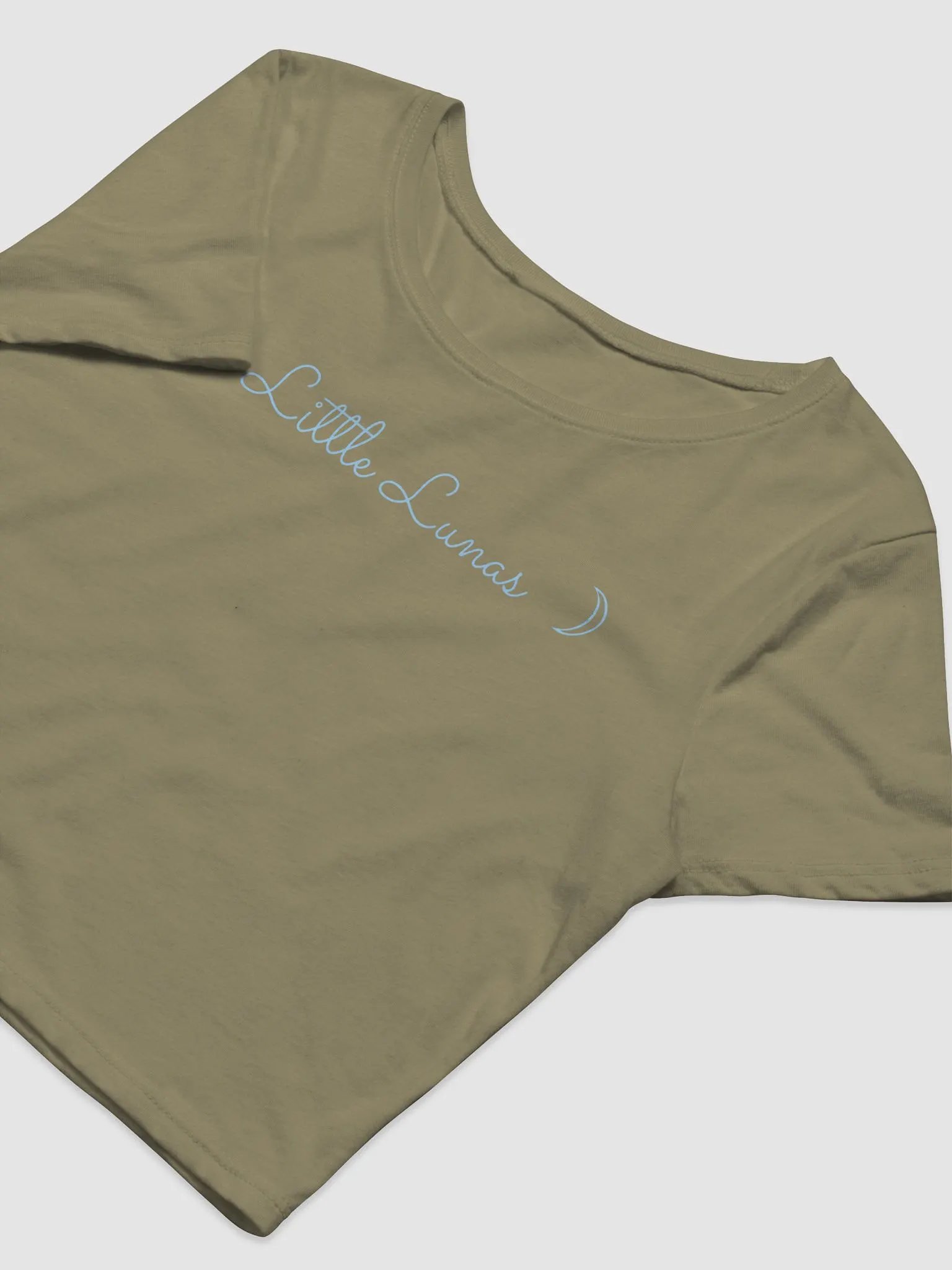Little Lunas Cropped Tee - Blue product image (8)