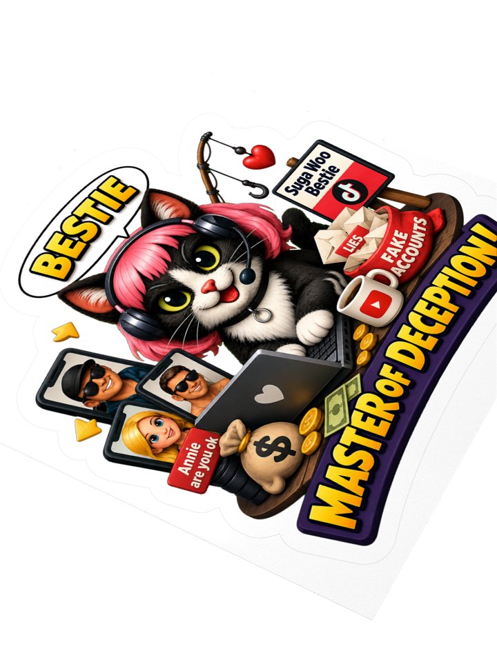 ''Master of Deception'' Kiss Cut Stickers product image (2)