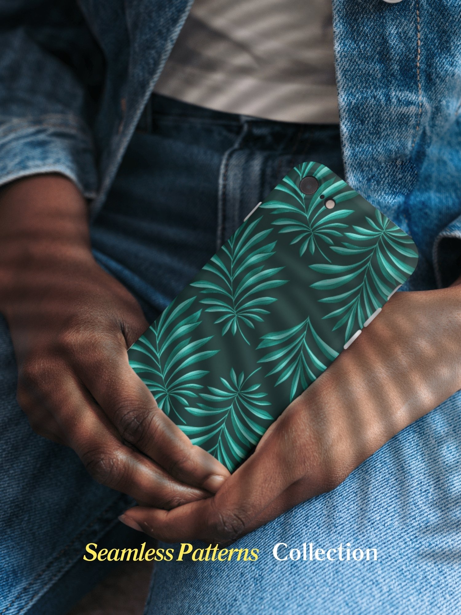 Tropical Garden PSD Seamless Patterns & Clipart product image (5)