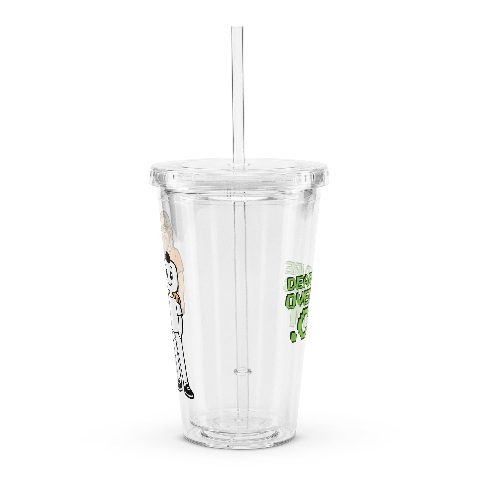 Dear Future Overlords Clear Tumbler product image (3)