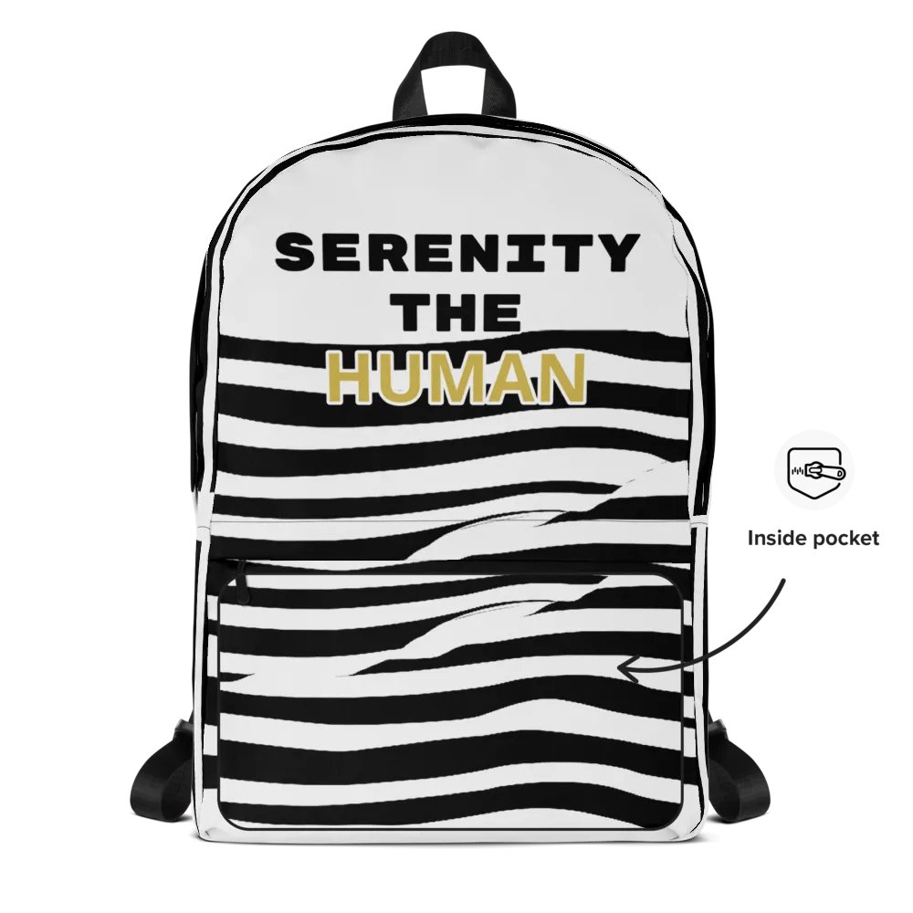 Serenity Stripes All-Over Backpack product image (1)