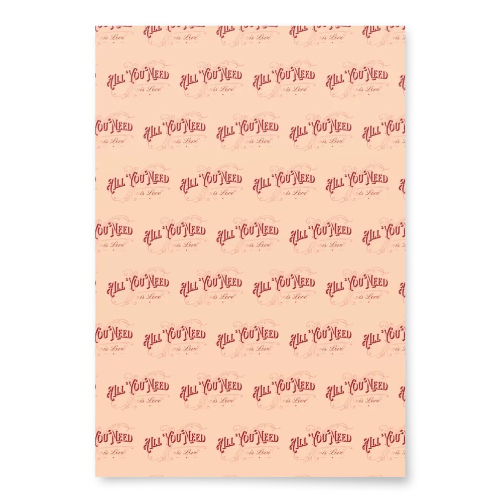 Retro Valentines Wrapping Paper Set of 3 product image (4)
