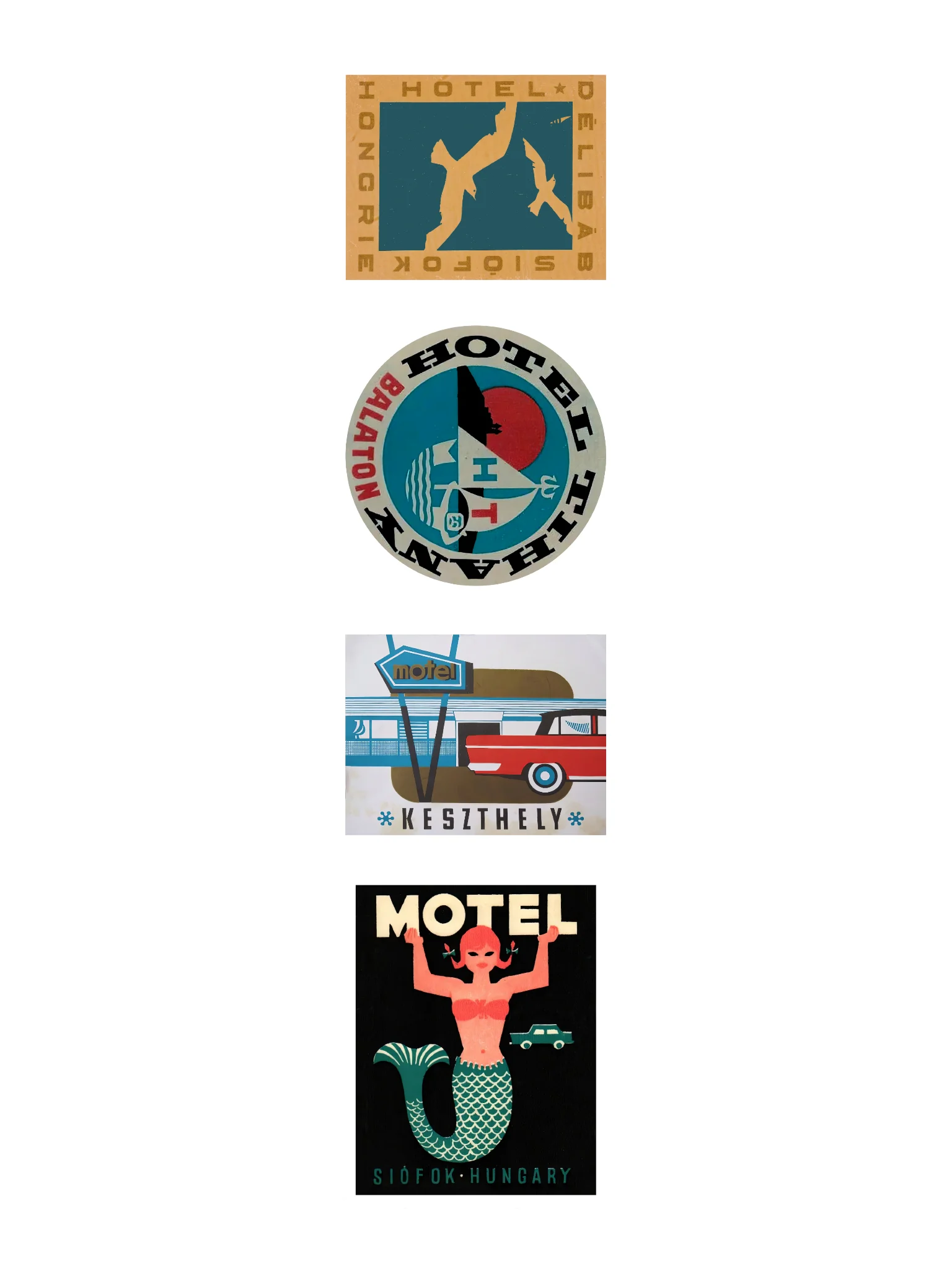 Lake Balaton Hotel Stickers product image (3)