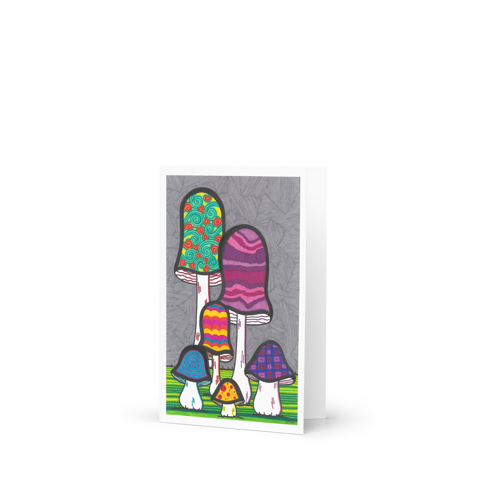 Art Card: Funky Mushrooms product image (1)