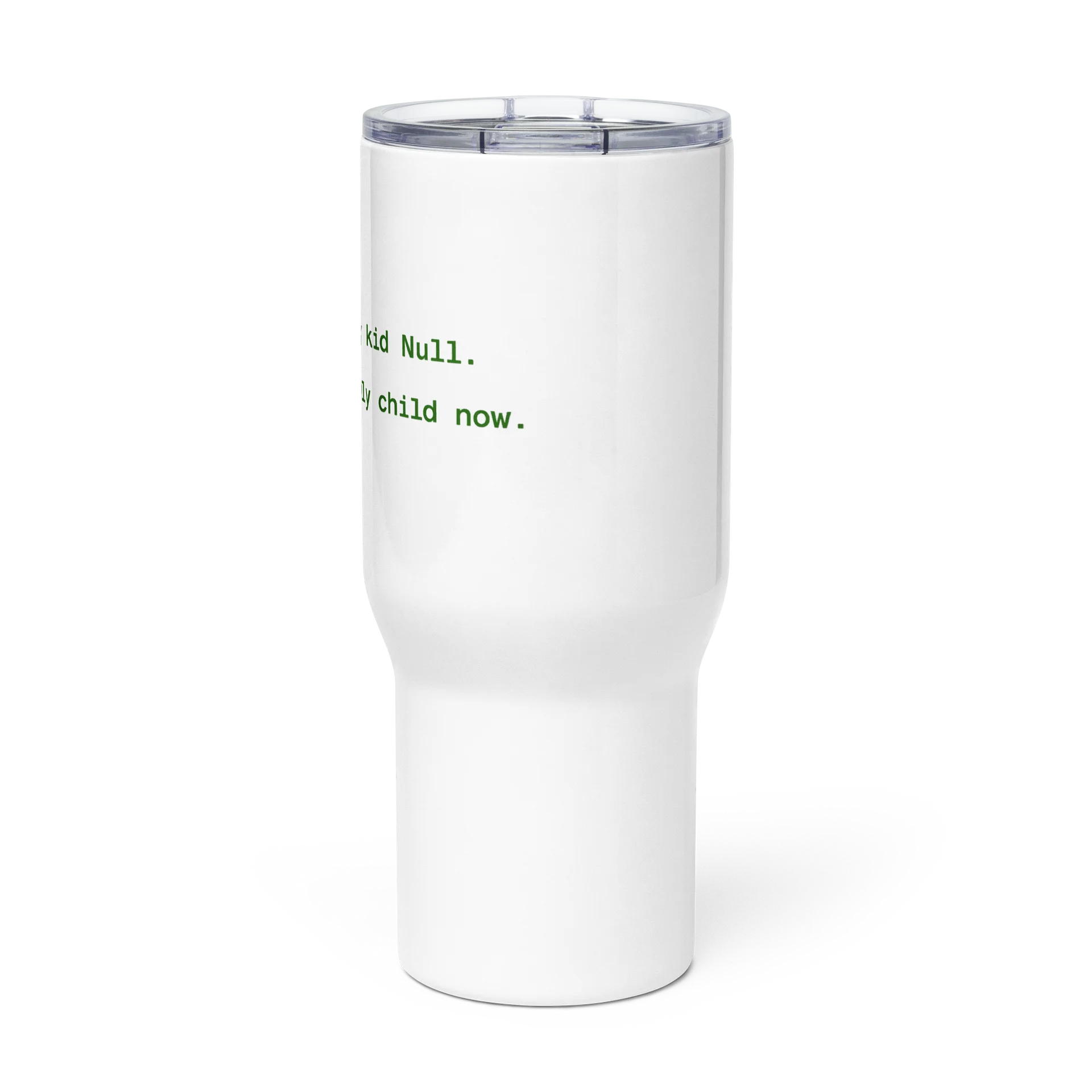 I Named My Kid Null – Funny Programmer Travel Mug product image (2)