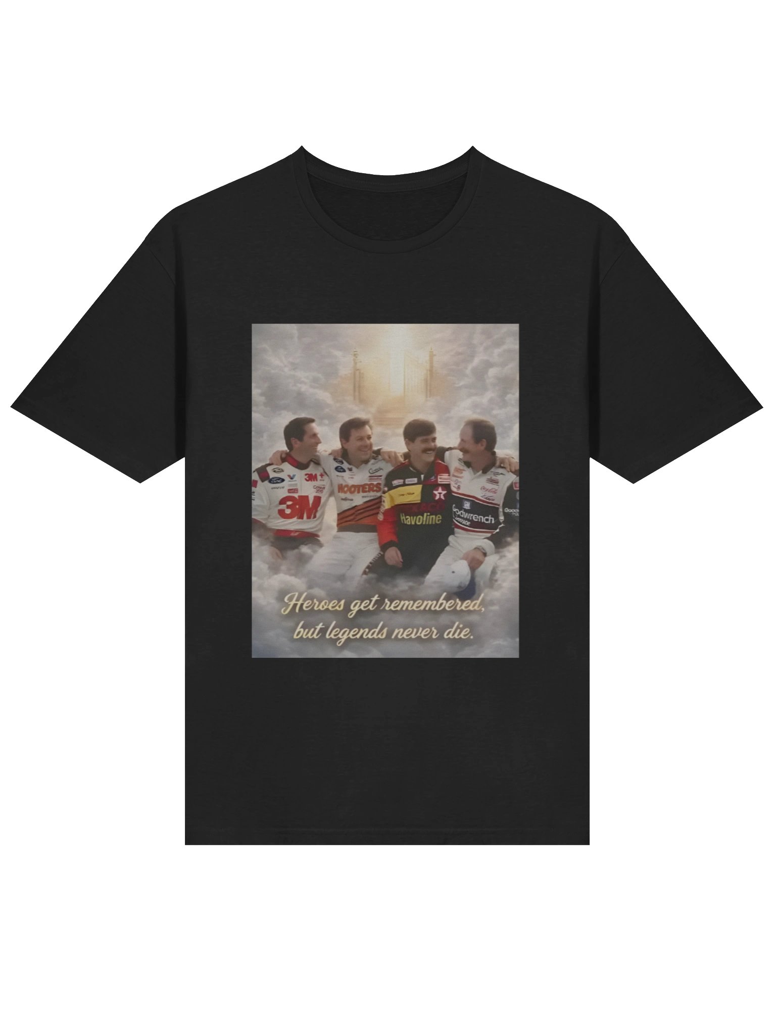 Heroes Get Remembered But Legends Never Die Racing Tribute Shirt product image (2)