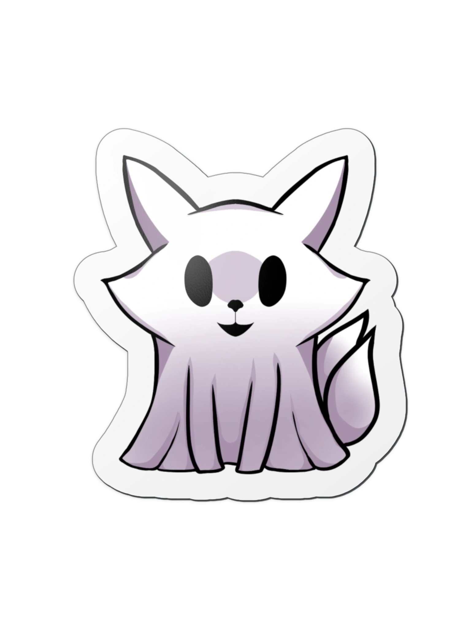 Fox-Ghost Die-Cut Magnet product image (1)