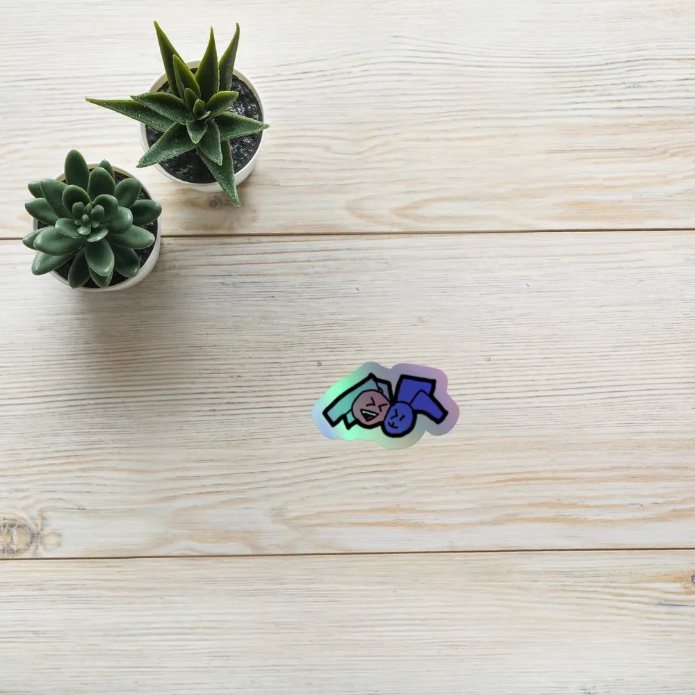 Sibling Bond Holographic Sticker product image (8)