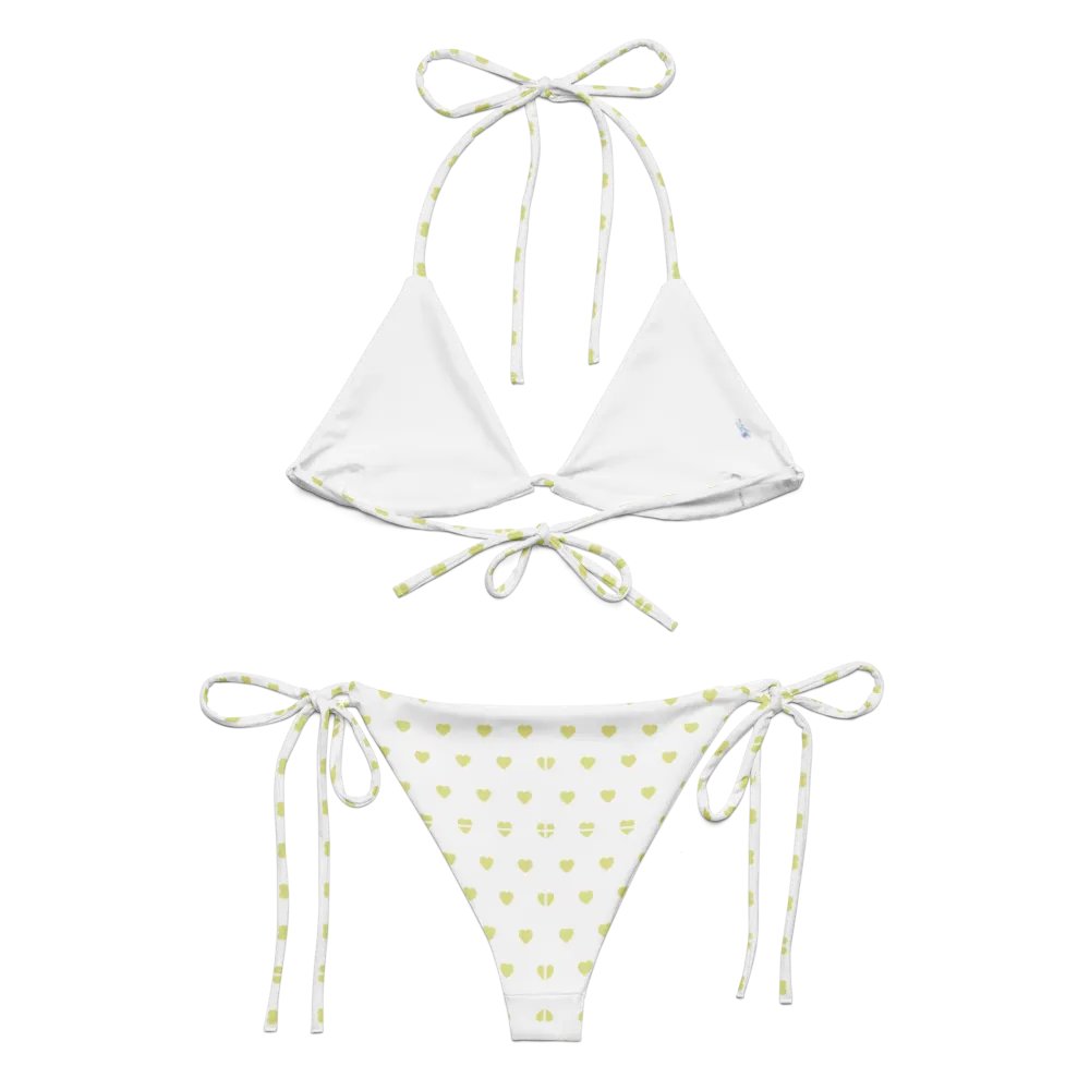 Pastel Heart Seamless Pattern String Bikini - v8 product image (5)