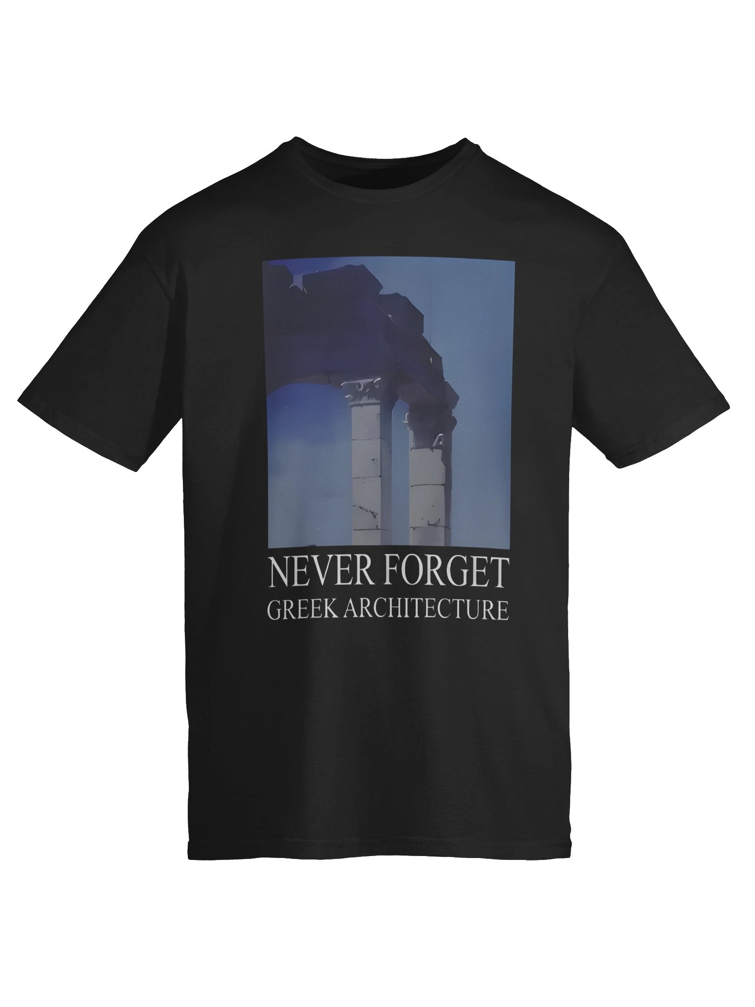 Never Forget Greek Architecture T-Shirt product image (3)