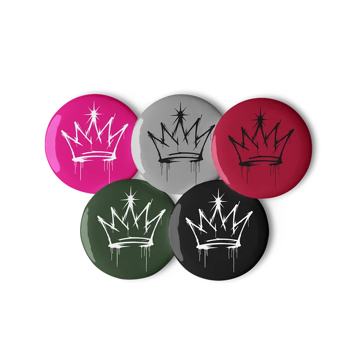 ONE KING Urban Crown Pin Buttons Set product image (2)