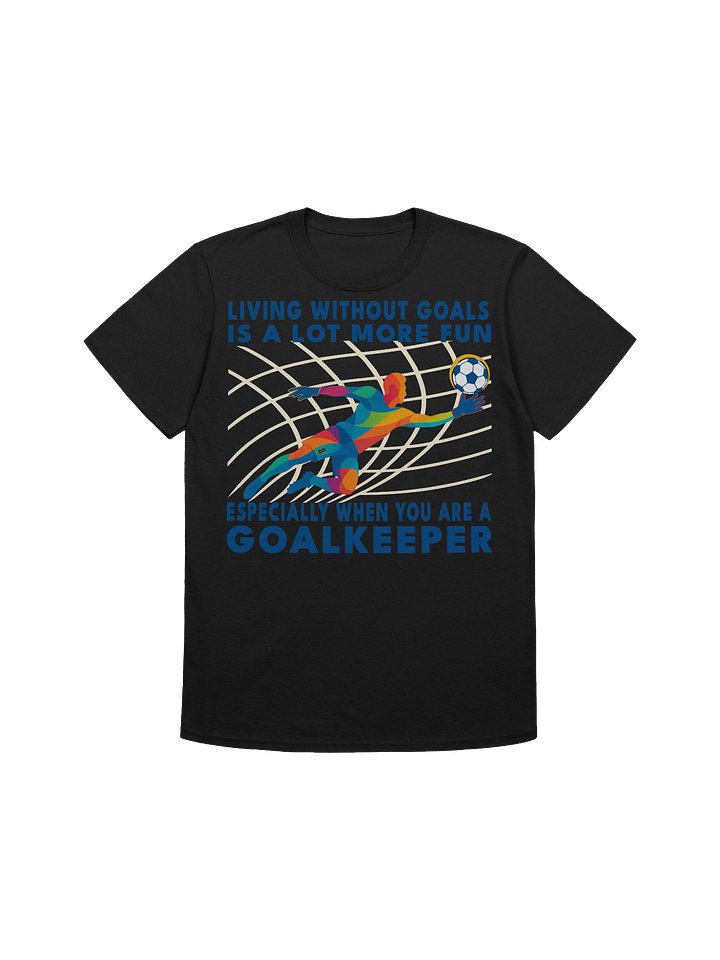 Living Without Goals — Geometric Goalkeeper Tee product image (1)