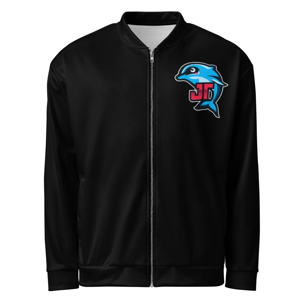 Vibrant Dolphin Dreams Bomber Jacket product image (6)