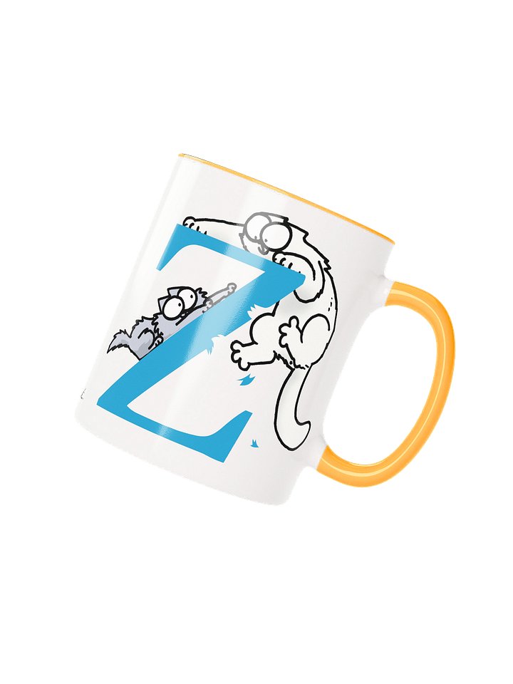 Cat Monogram Mug - Z product image (1)