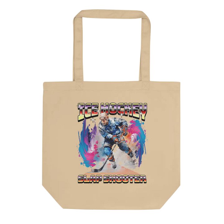 Ice Hockey Slap Shooter Tote Bag product image (1)