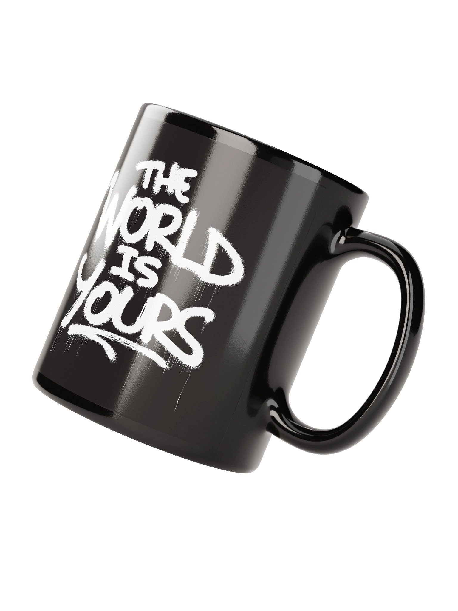 The World Is Yours Black Mug product image (2)