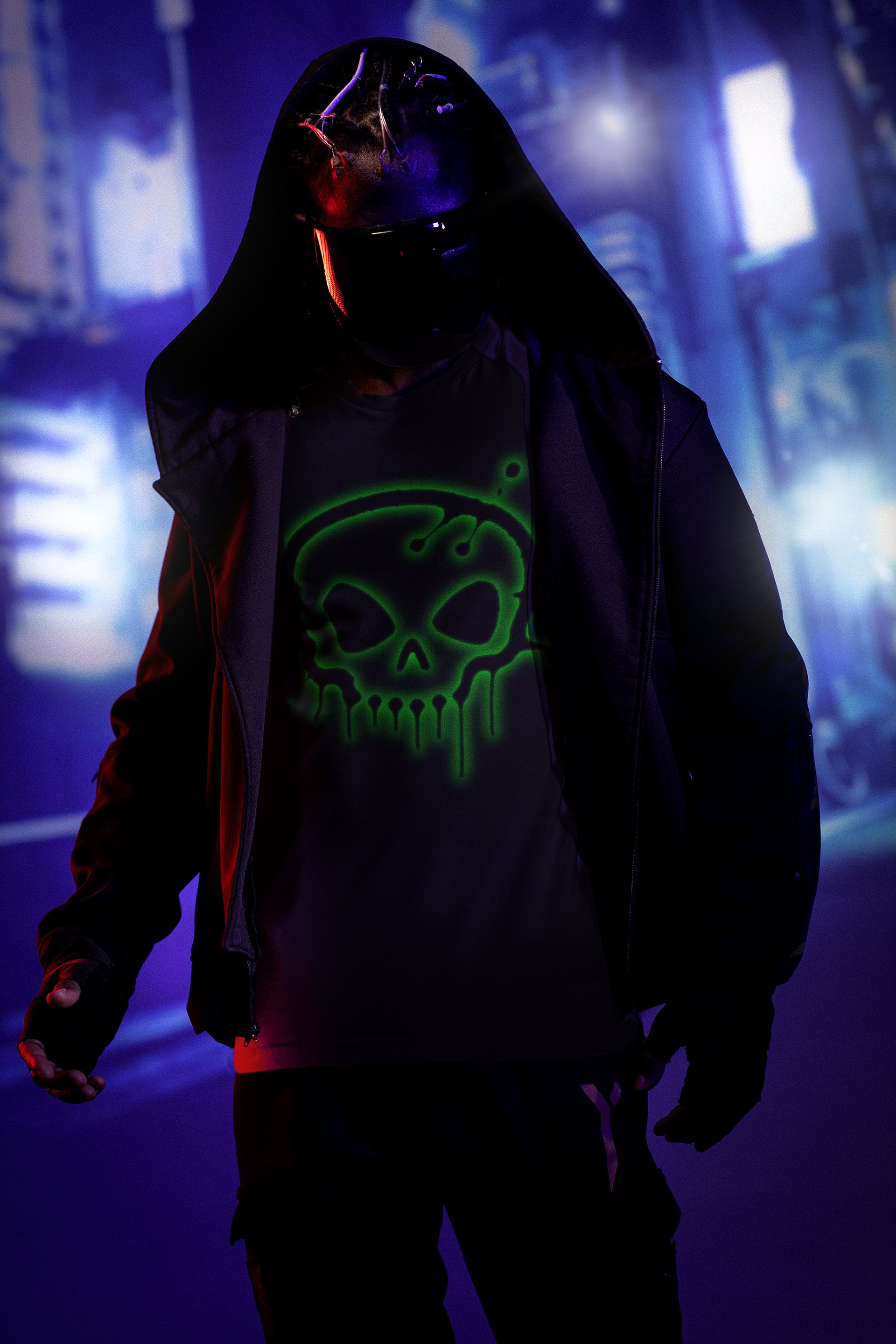 T-Shirt: The Neon Skull product image (7)