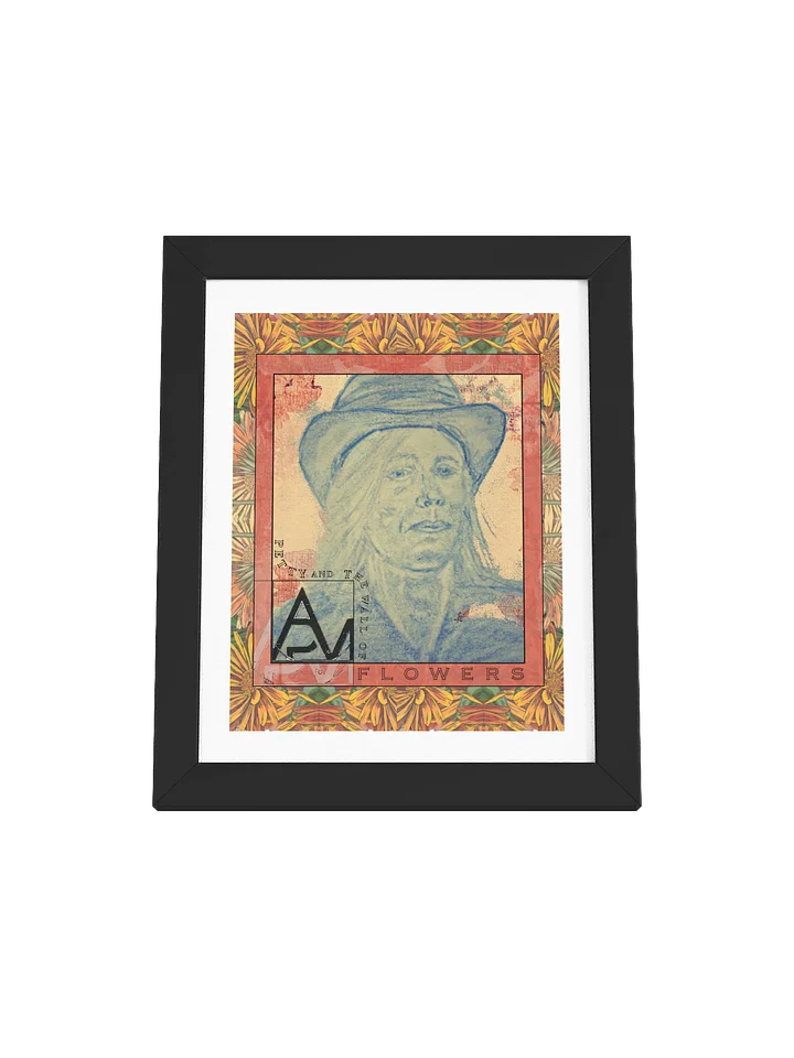 PETTY & THE WALL OF FLOWERS (Framed Art) product image (1)