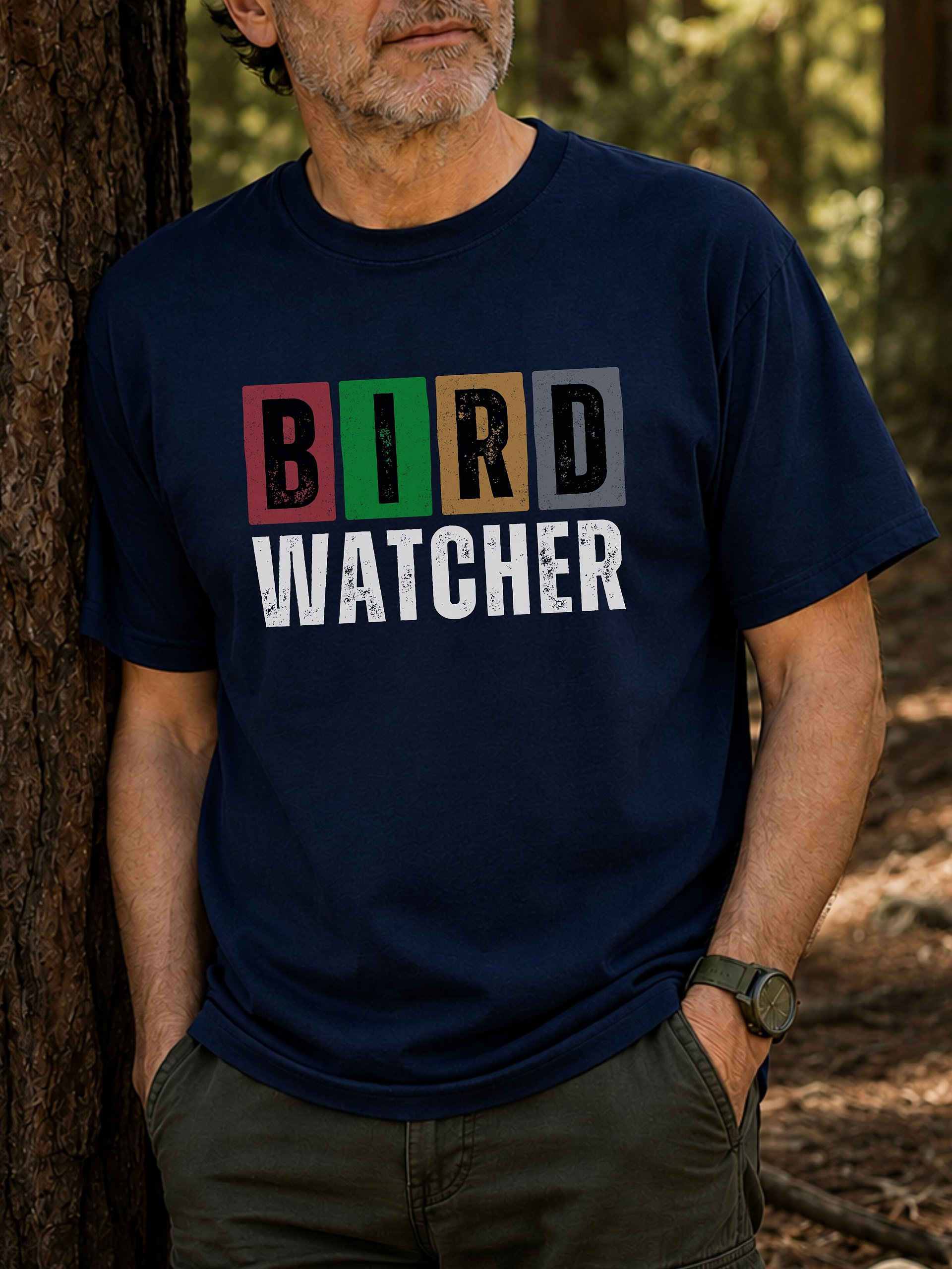 Bird Watcher T-Shirt – Colorful Graphic Tee & Birdwatching Gift product image (6)