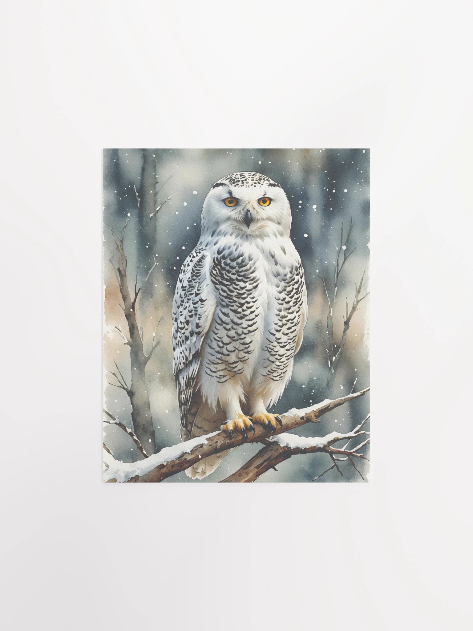 Snowy Owl Matte Poster product image (2)