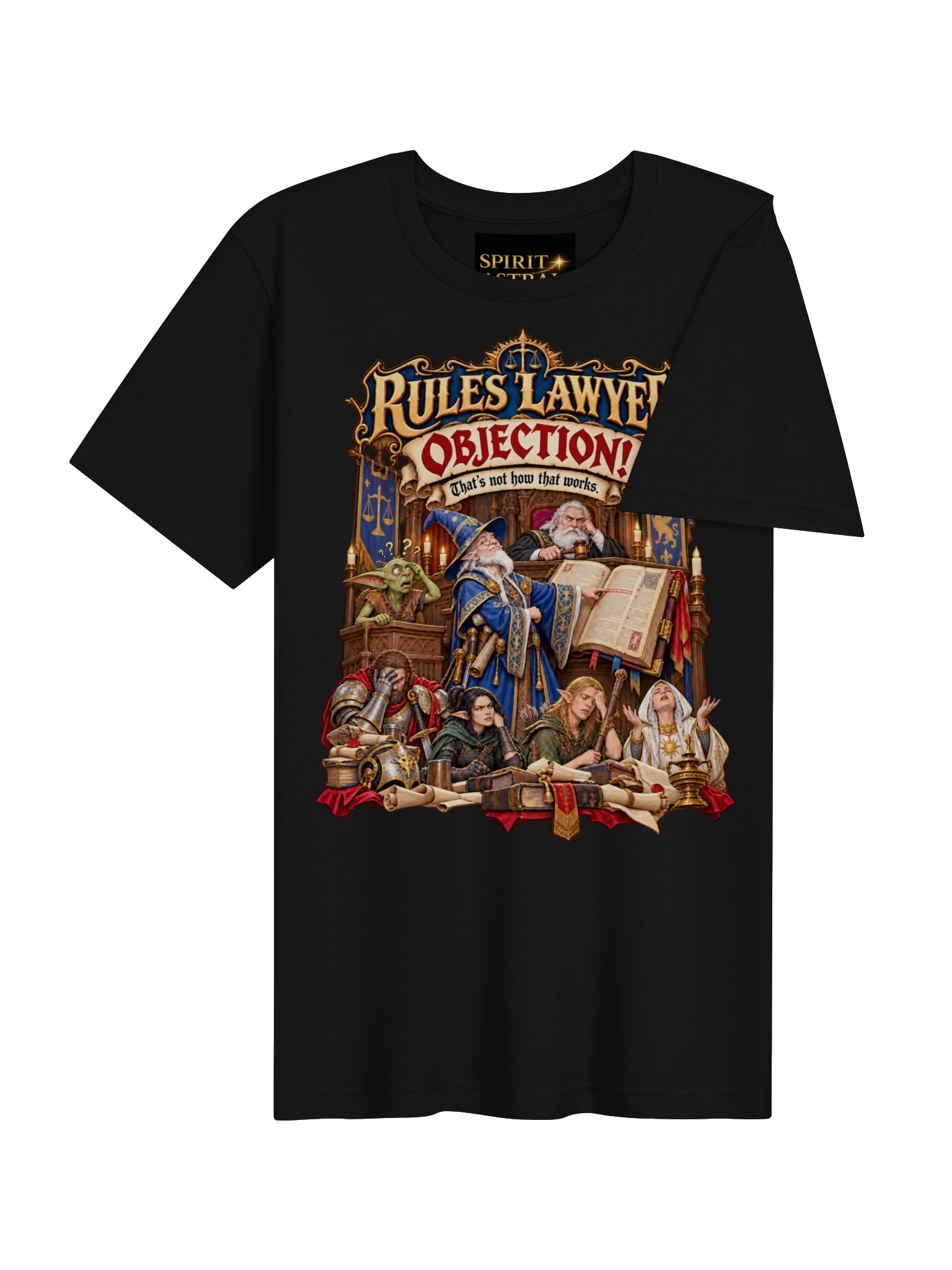 Rules Lawyer Fantasy Court Tee product image (39)