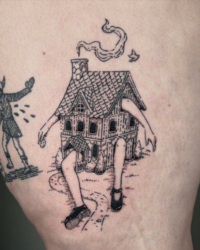 Alice in Wonderland etching piece for Avery, thanks for having such a cool idea! 🏠 🍪 🌀 
.
.
.
.
.
.
.
.
#etchingtattoo #woodc...