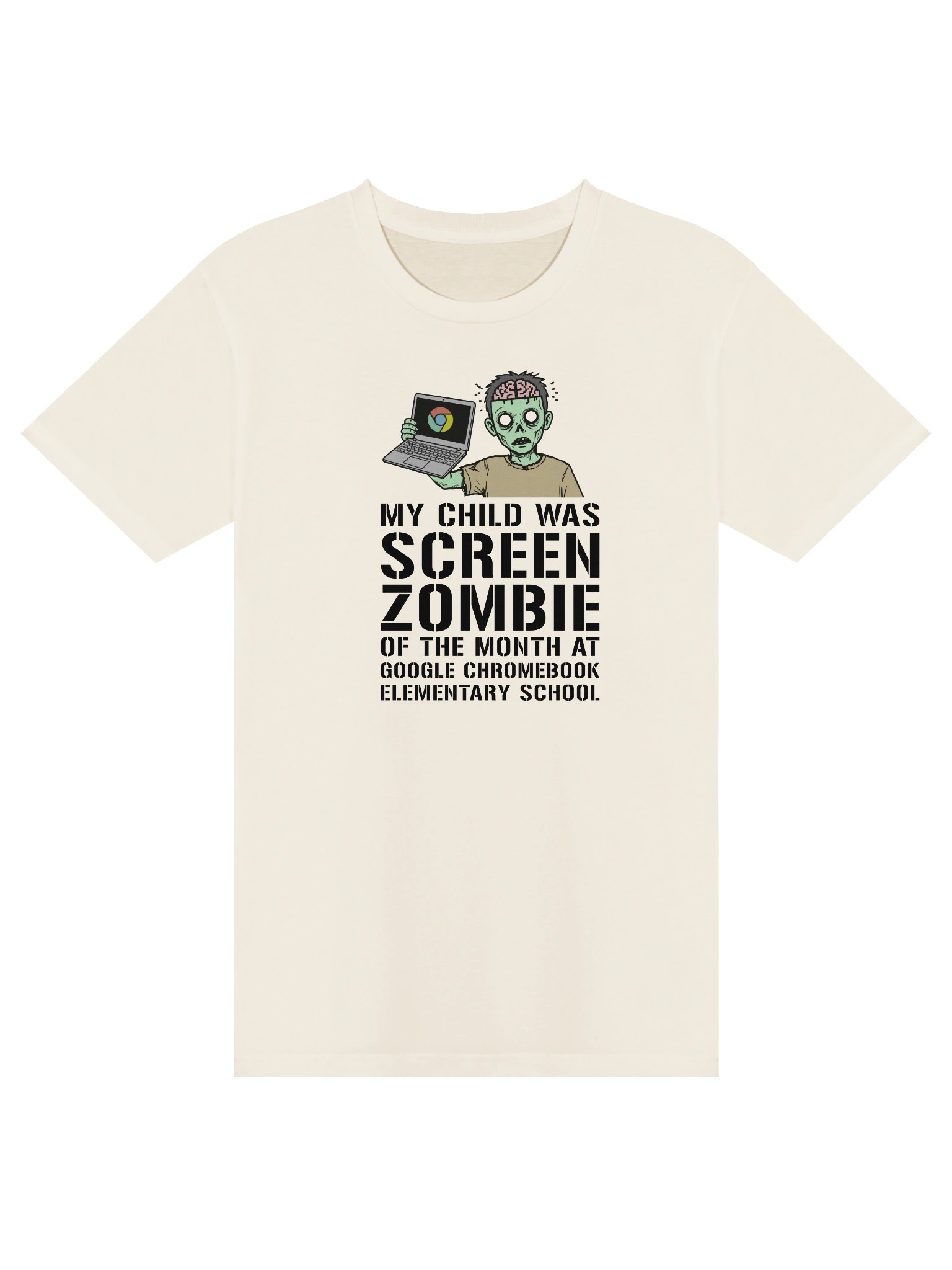 Chromebook Screen Zombie Shirt product image (1)