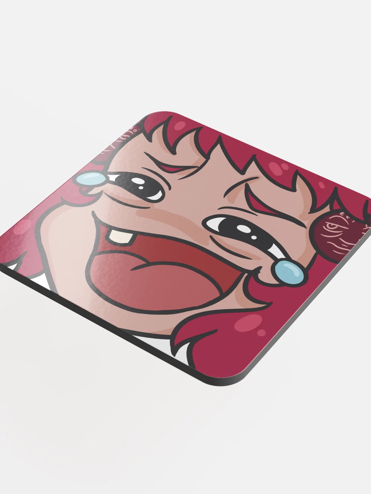 Thrift-tan laugh coaster product image (1)