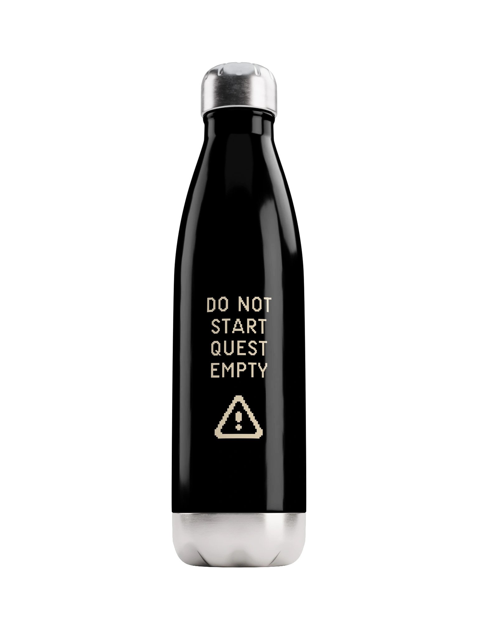 Do Not Start Quest Empty Water Bottle | Gamer Hydration & Chronic Illness Bottle product image (1)
