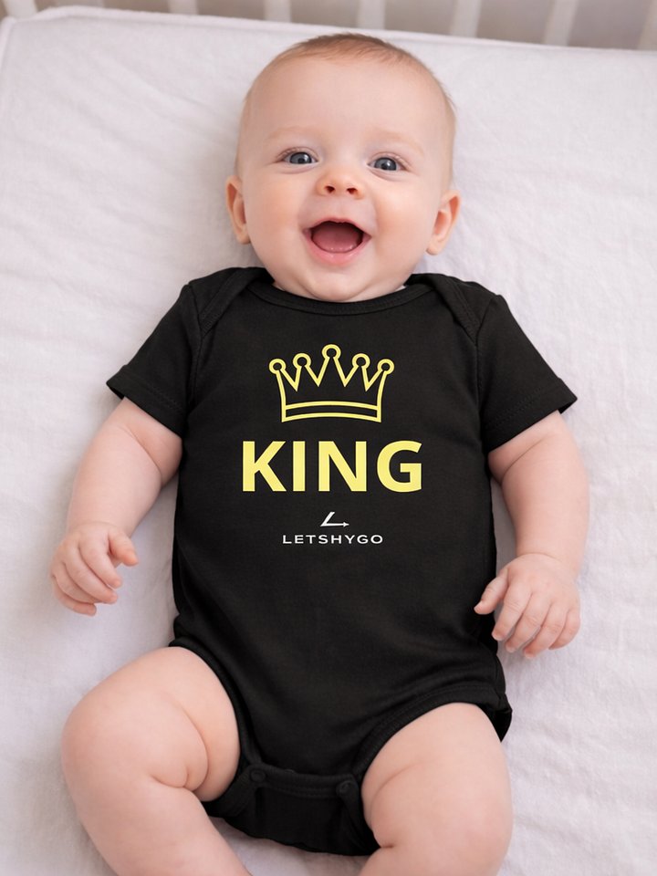 KING Baby Bodysuit – Premium Cotton Infant One-Piece product image (1)