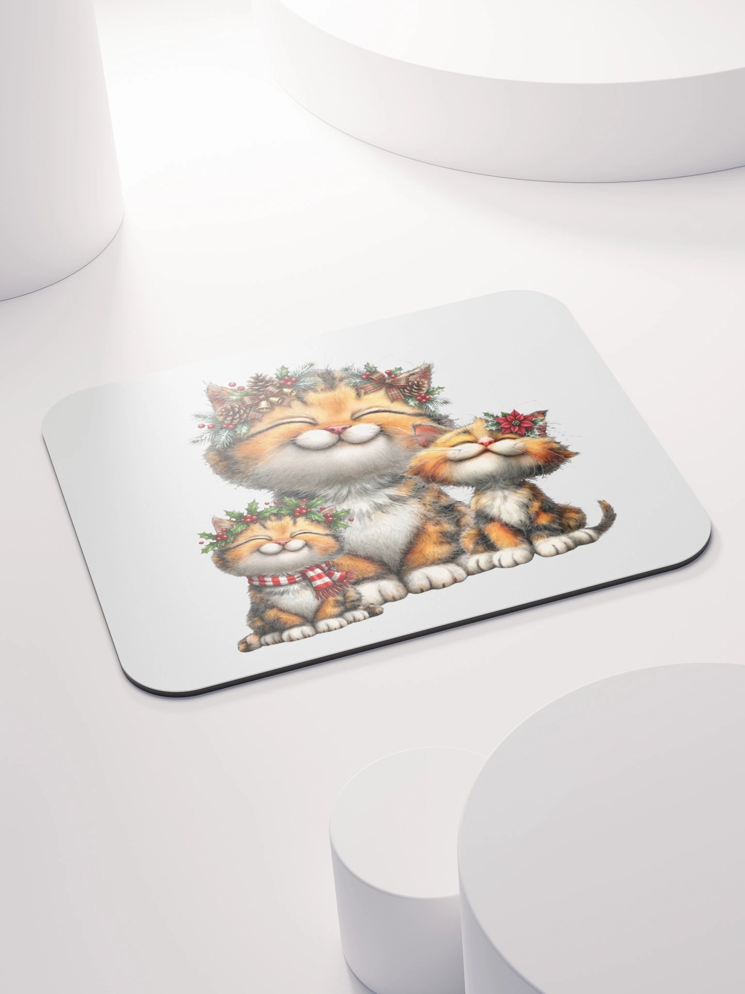 Christmas Cats Mouse Pad product image (4)