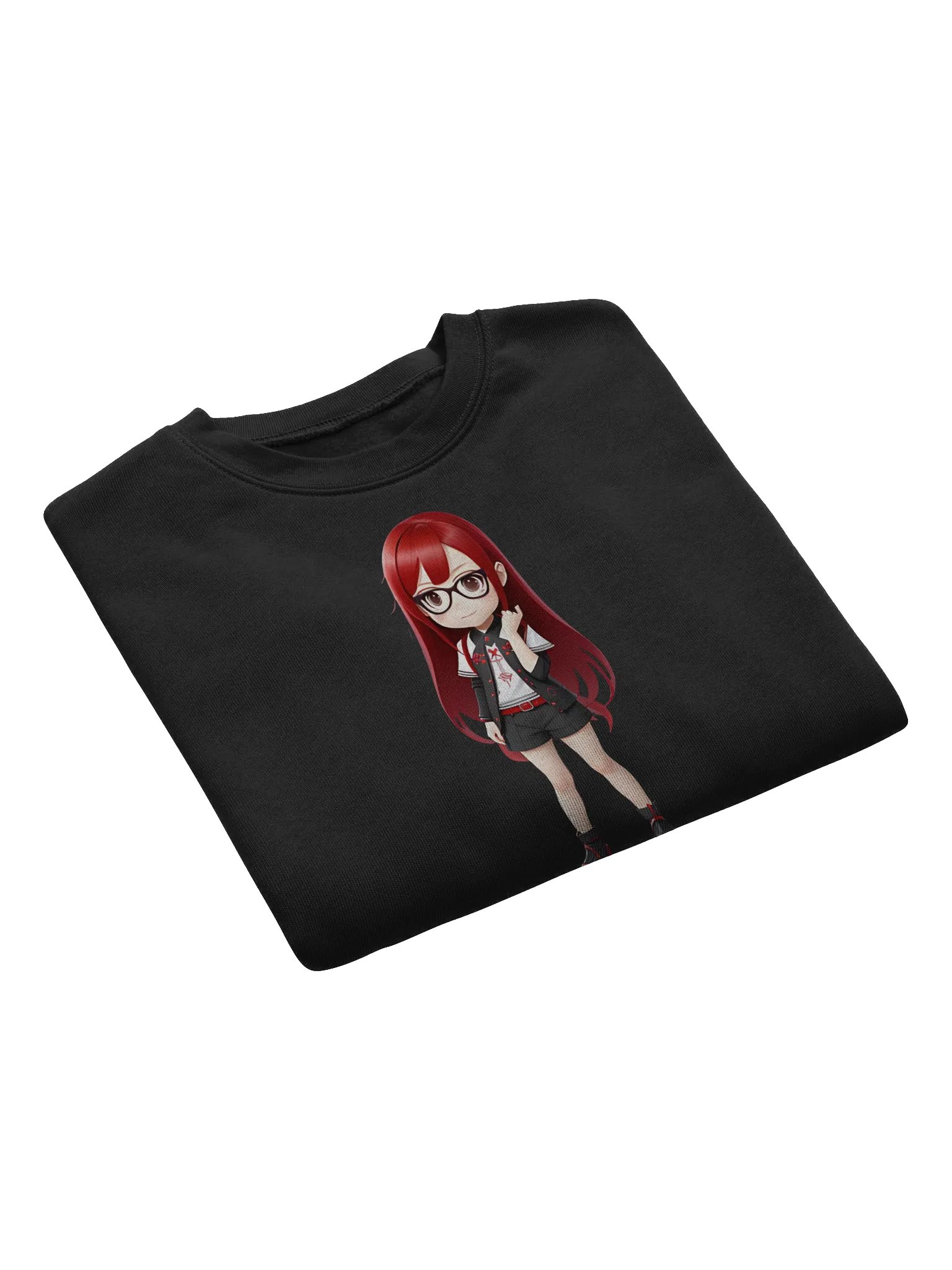 (Red CHIBI) K Crop Sweatshirt product image (7)