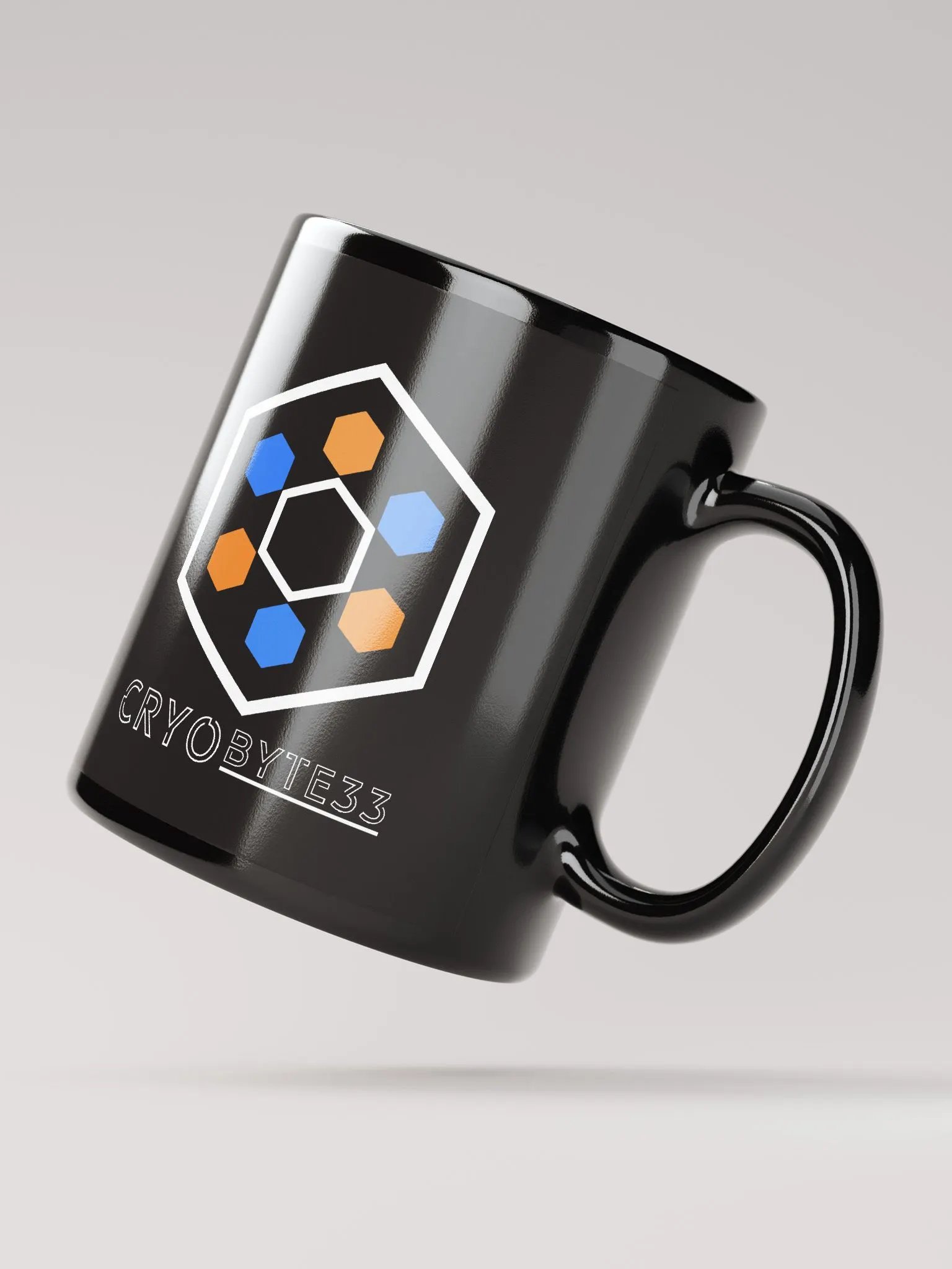Glossy Black Mug product image (3)