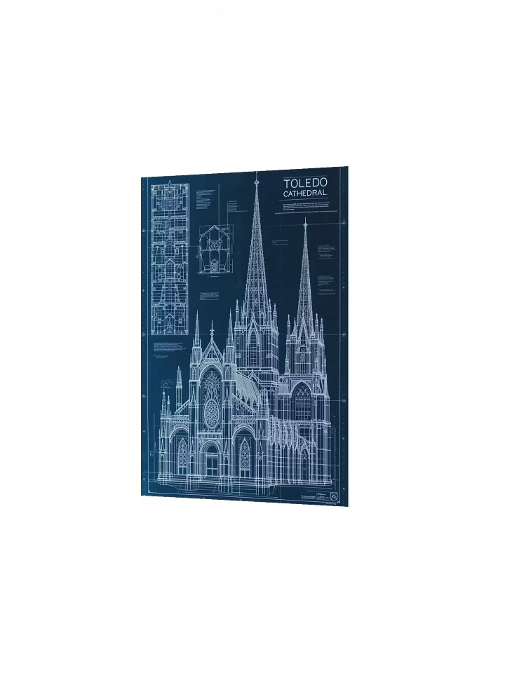 Toledo Cathedral: Primate of Spain Architectural Blueprint (Gothic Masterpiece) product image (16)