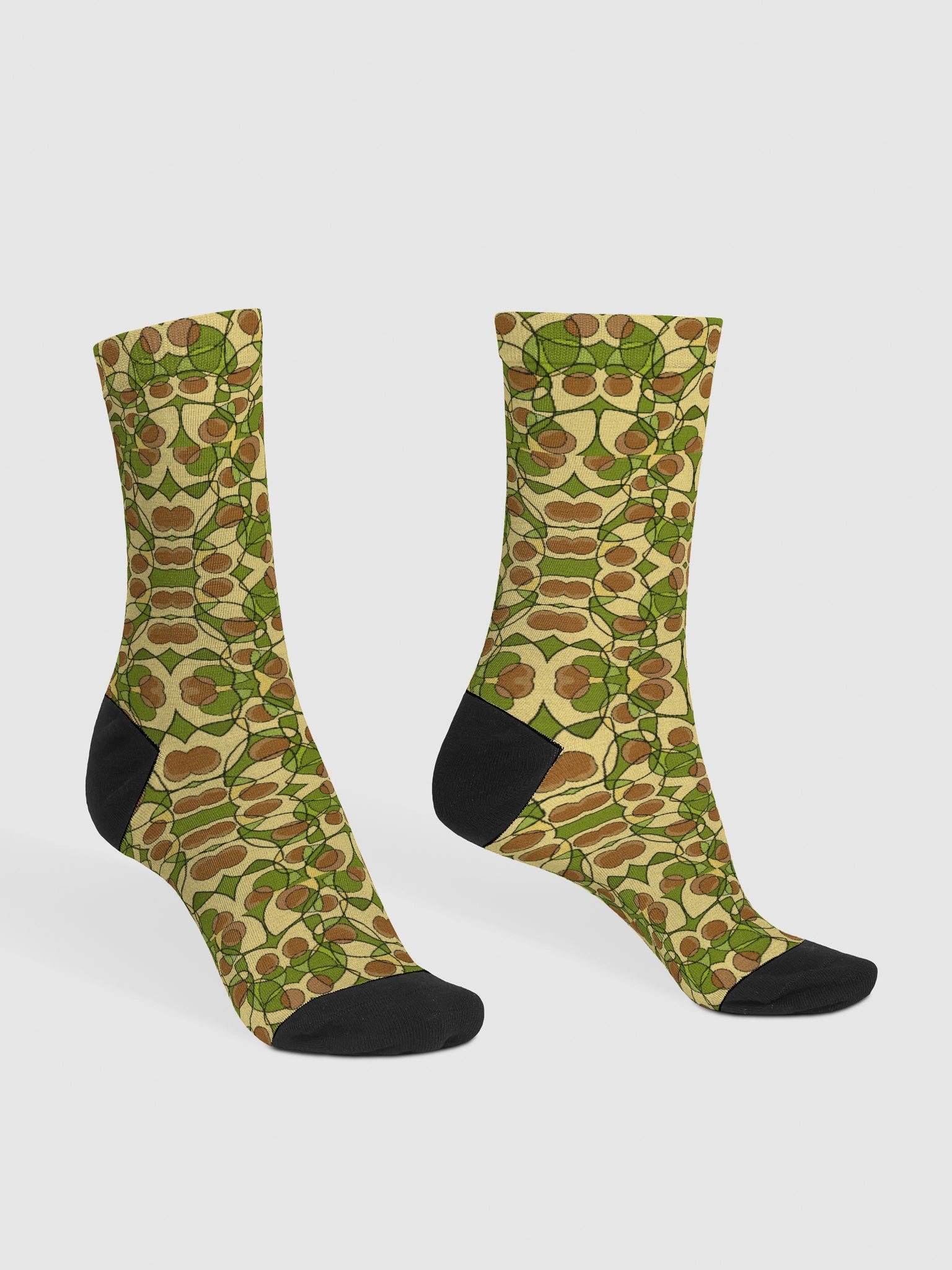Avocado Reverie – Sustainable Crew Socks product image (3)