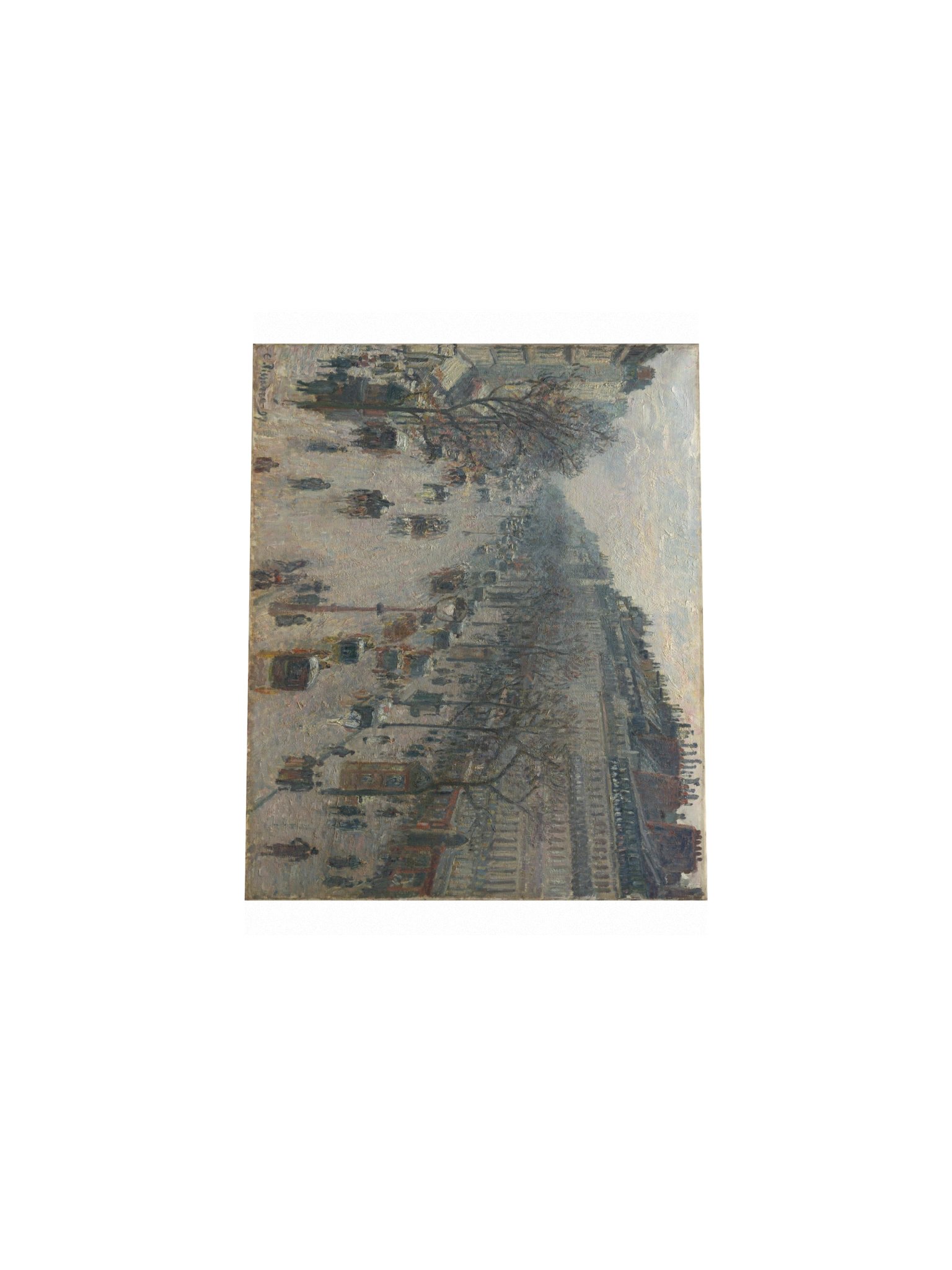Pissarro, The Boulevard Montmartre on a Winter Morning — Fine-Art Poster product image (5)
