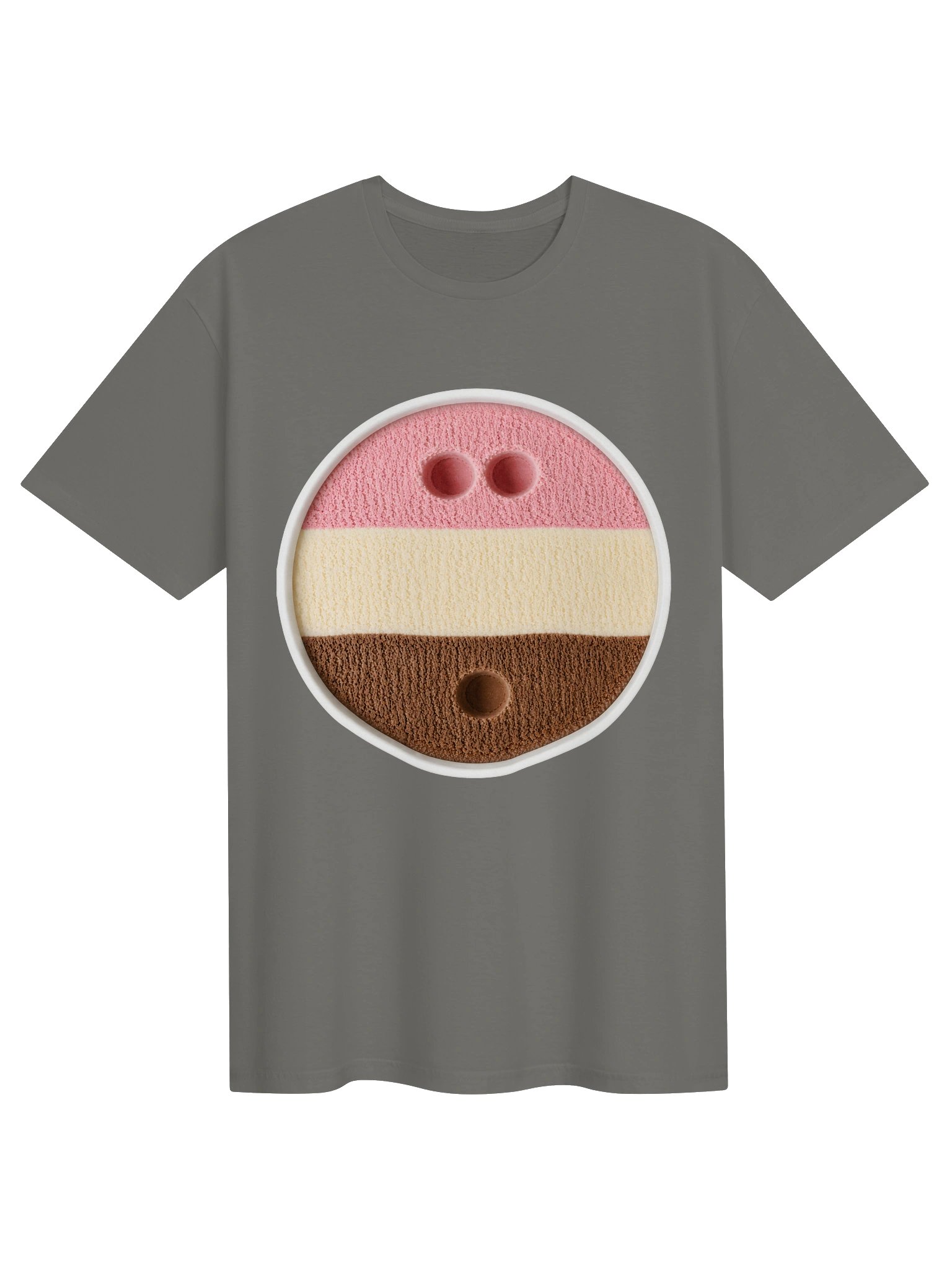 We All Scream for Ice Cream Shirt – Funny Neapolitan Ice Cream Graphic Tee product image (1)