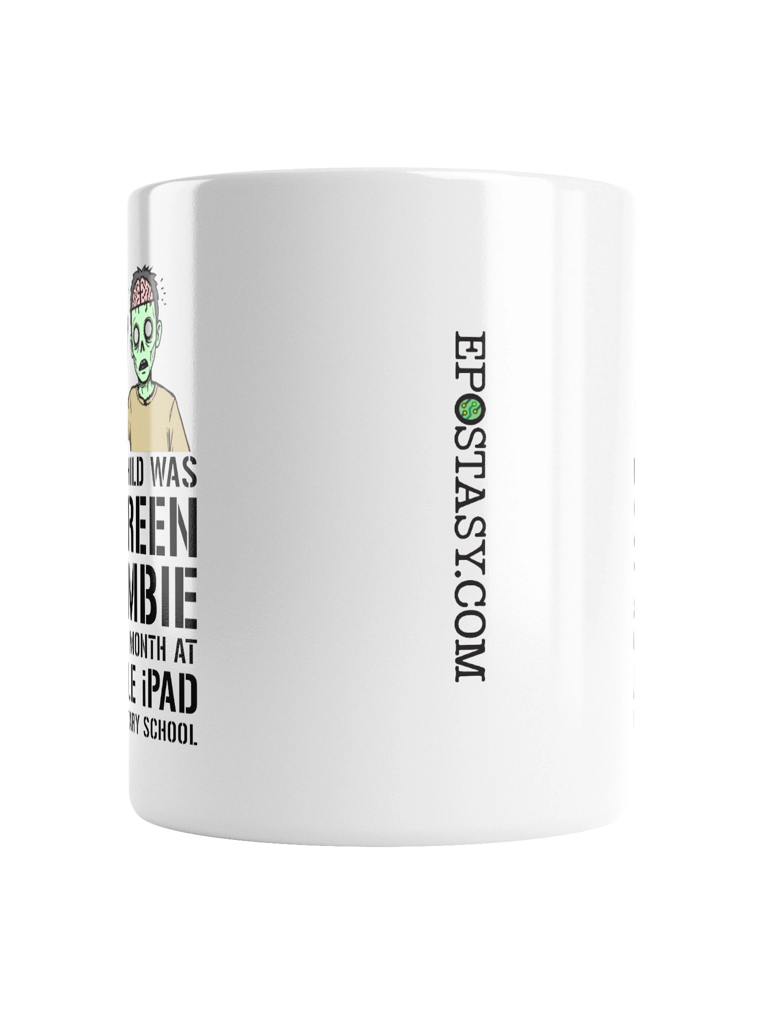 iPad Screen Zombie White Mug product image (4)