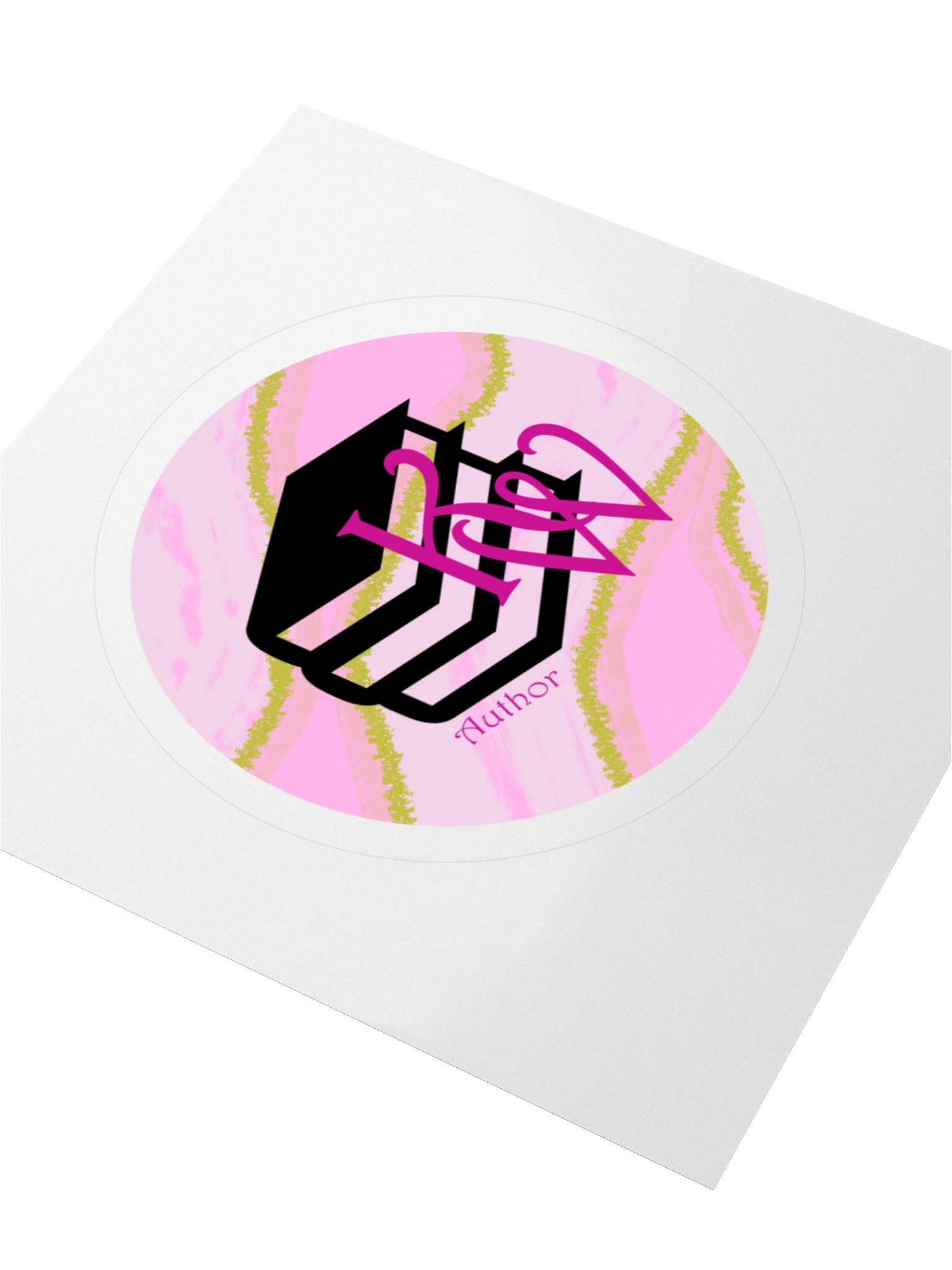 KW Original Author Logo Round Sticker product image (3)