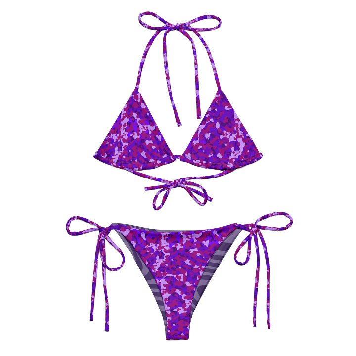 MADFLKTRN Pattern Two Piece Bikini product image (1)