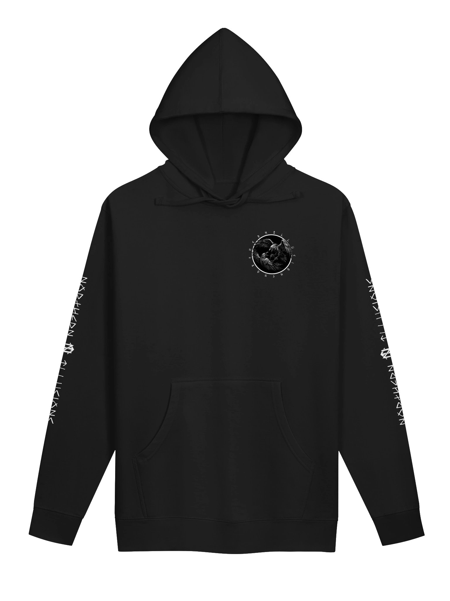 NORTHERN ILLUSIONS - Huginn and Muninn (Raven) Hoodie product image (2)