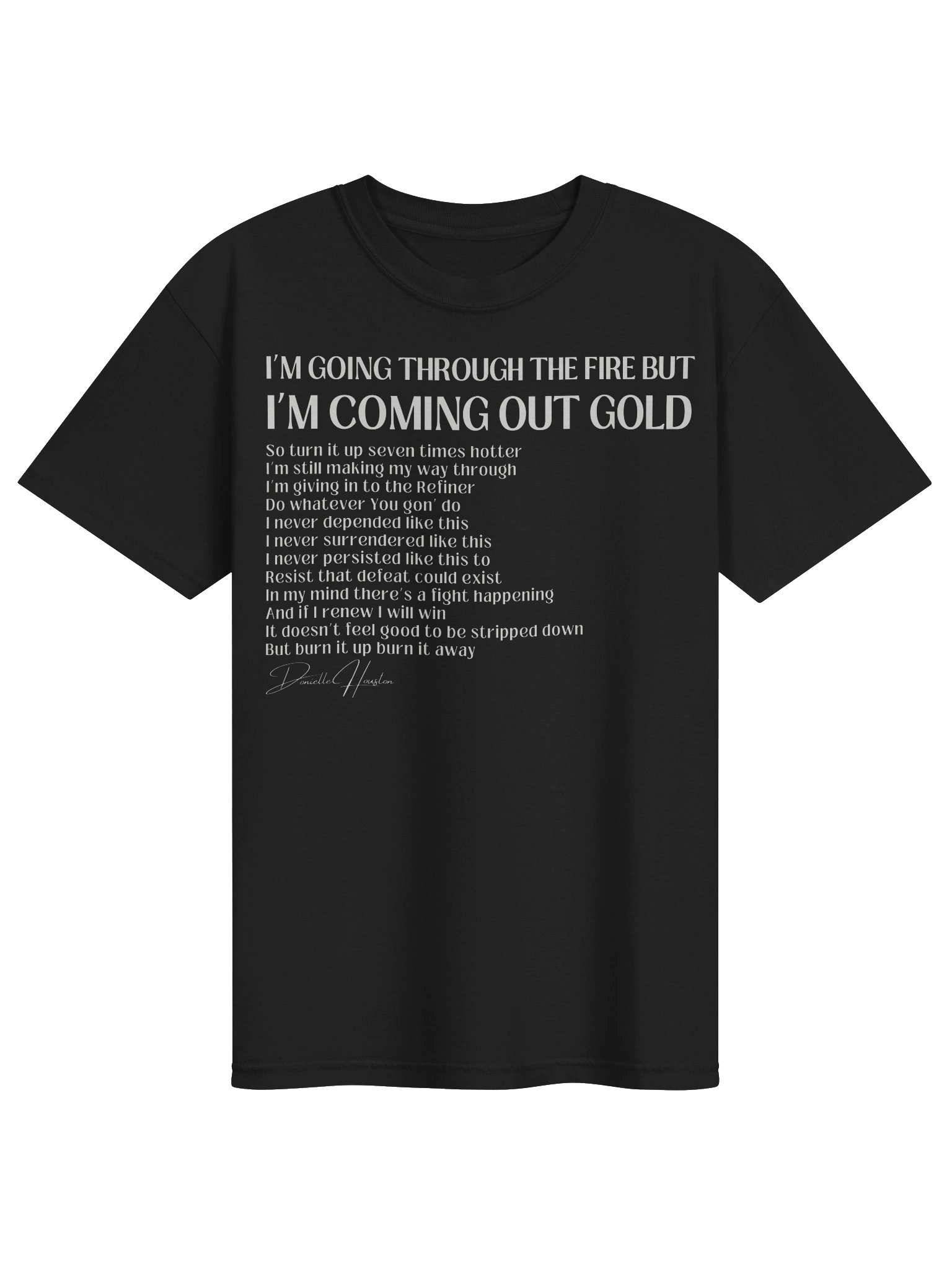 "Gold" Lyric Tee – “I’m Coming Out Gold” product image (2)